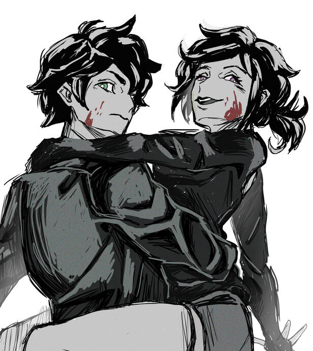 Andrew and Ashley Graves fanart illustration